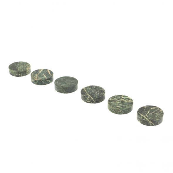 Камни для виски &amp;quot;Фишки&amp;quot; из шабровского змеевика 6 шт 127421