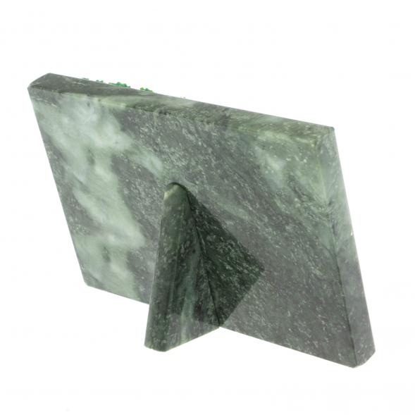 Настольное панно &amp;quot;Разводные мосты&amp;quot; из змеевика 14х9х4,5 см 129469