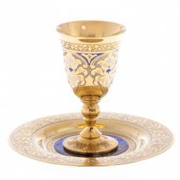 Водочный набор "Волк при луне" Златоуст