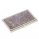 Карманная визитница камень лепидолит цвет серебро 125740