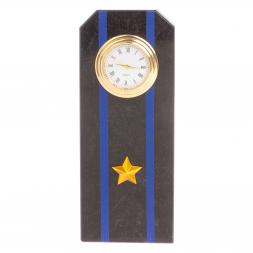 Часы &amp;quot;Погон майор Авиации ВМФ&amp;quot; из змеевика