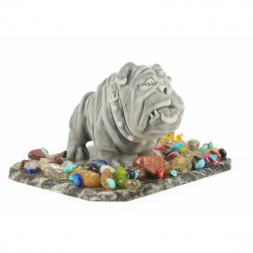 Сувенир "Бульдог шарж" из мрамолита