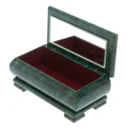 Шкатулка "Закат" из змеевика 16х8х7,5 см