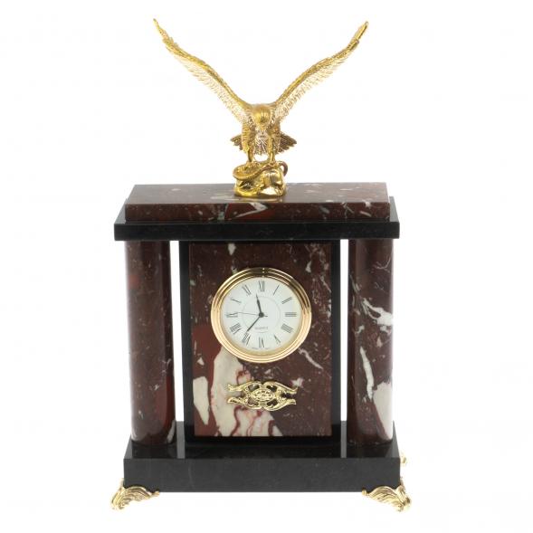 Декоративные часы «Орел» из креноида и бронзы