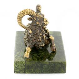 Сувенир статуэтка знак зодиака &amp;quot;Овен&amp;quot; бронза камень