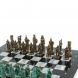 Шахматы &amp;quot;Александр Макендонский&amp;quot; фигуры бронза / патина доска 36х36 см серый мрамор 128369