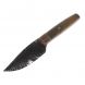 Нож из обсидиана и зеленой яшмы 26х4х2,5 см 128739