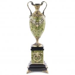 Ваза из натурального змеевика и бронзы &amp;quot;Афина&amp;quot;