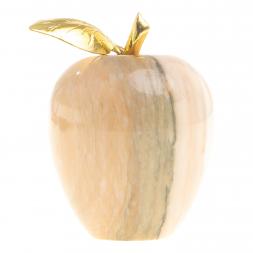 Сувенир "Яблоко" среднее камень мрамор 5,5х7 см