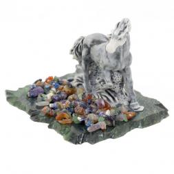 Сувенир &amp;quot;Скачущая лошадка&amp;quot; из мрамолита