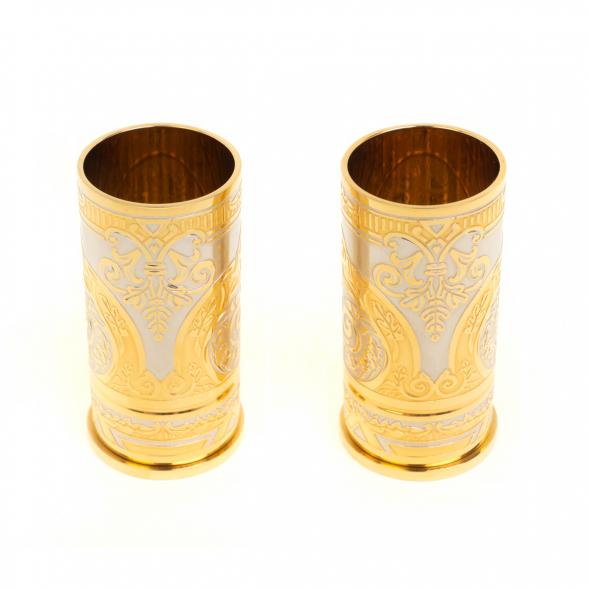 Набор из двух стопок &amp;quot;Медведь&amp;quot; 40 мл Златоуст 129545