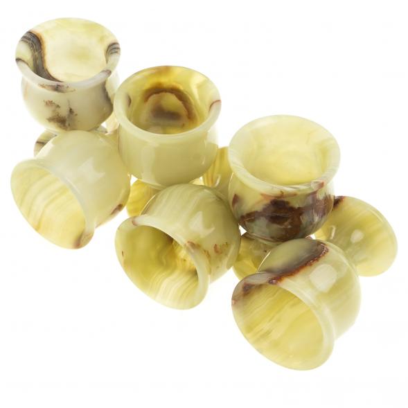 Набор рюмок &amp;quot;Тюльпан&amp;quot; 40 мл из оникса 6шт 5х7см в футляре (2х3) 121933