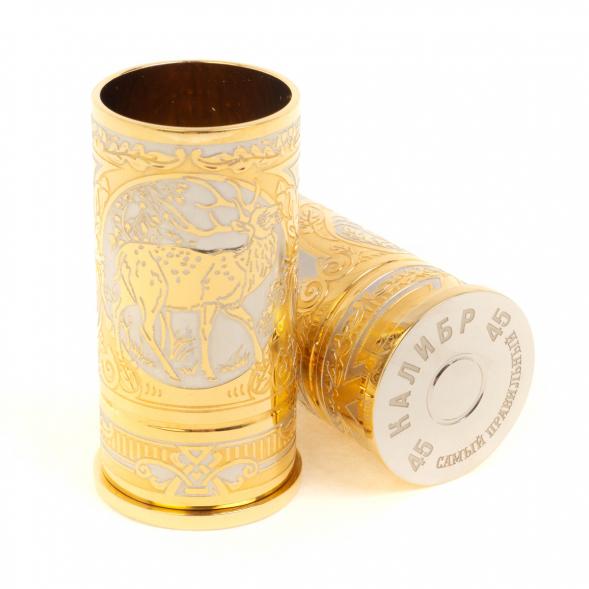 Набор из двух стопок &amp;quot;Олень&amp;quot; 40 мл Златоуст 129546