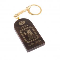 Брелок из обсидиана знак зодиака &amp;quot;Дева&amp;quot;