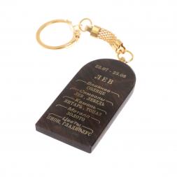 Брелок из обсидиана знак зодиака &amp;quot;Лев&amp;quot;