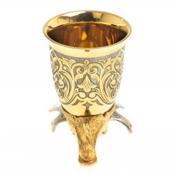 Стопка перевертыш &amp;quot;Лось&amp;quot; 70 мл Златоуст