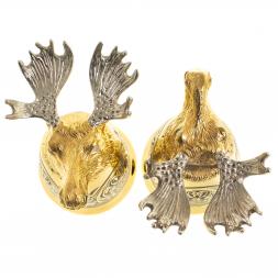 Стопки перевертыши &amp;quot;Лось&amp;quot; 70 мл 2 шт Златоуст