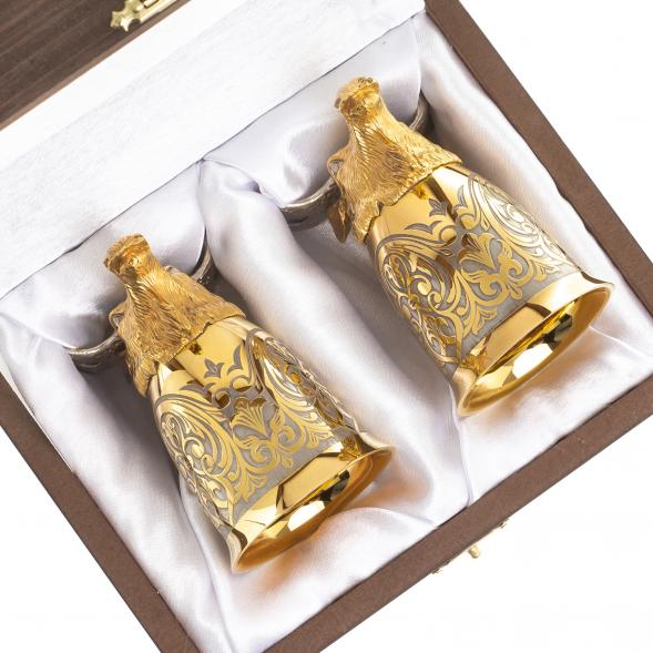 Стопки перевертыши &amp;quot;Лось&amp;quot; 70 мл 2 шт Златоуст 123627