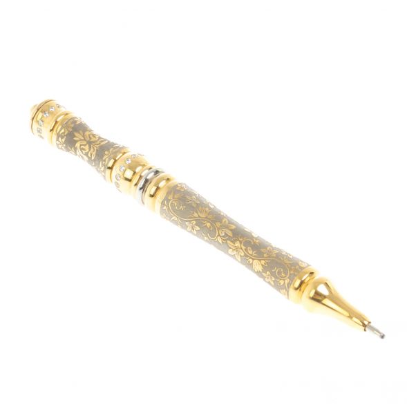 Ручка подарочная &amp;quot;Царская&amp;quot; с фианитами женская 127904