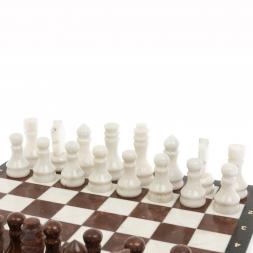 Шахматы " Традиционные" доска 40х40 см мрамор, лемезит