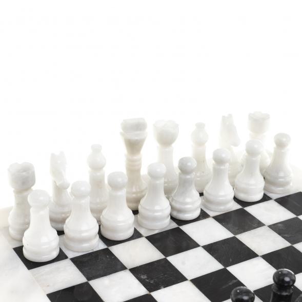 Шахматы настольные &amp;quot;Классические&amp;quot; доска 31х31 см мрамор 123534