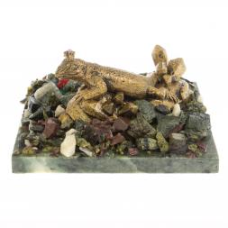 Сувенир &amp;quot;Ящерица&amp;quot; змеевик