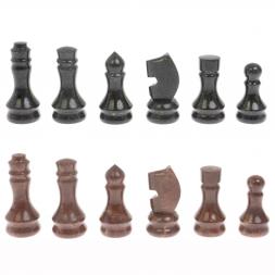 Шахматы " Традиционные" змеевик, лемезит 40х40 см