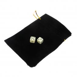 Кубики зарики 1 см белые 2 шт