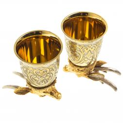 Стопки перевертыши "Олень" 70 мл 2 шт Златоуст