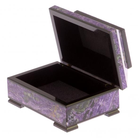 Ларец из чароита &amp;quot;Праздничный&amp;quot; 13х9х7,5 см 125129