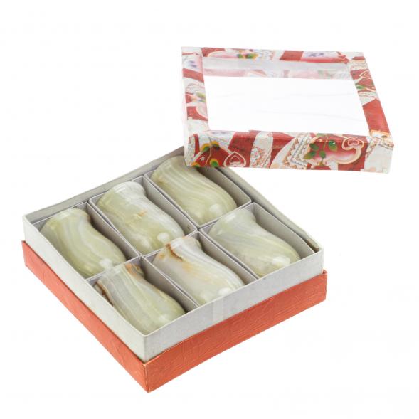 Набор стаканов оникс 6 шт 140 мл 6,3х9,5 см в коробке (2,5х4) 121848