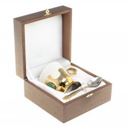 Кофейная чашка &amp;quot;Малахитовая&amp;quot; 200 мл Златоуст