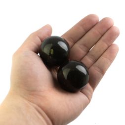 Шары для массажа из черного змеевика 3,5 см