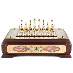 Эксклюзивные шахматы &amp;quot;Баталия&amp;quot; ручная работа Златоуст