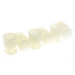 Набор рюмок из белого оникса 4х5 см 6 шт в футляре (1,5х2)