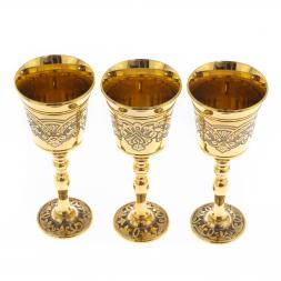 Набор рюмок на высокой ножке "Изящный" Златоуст