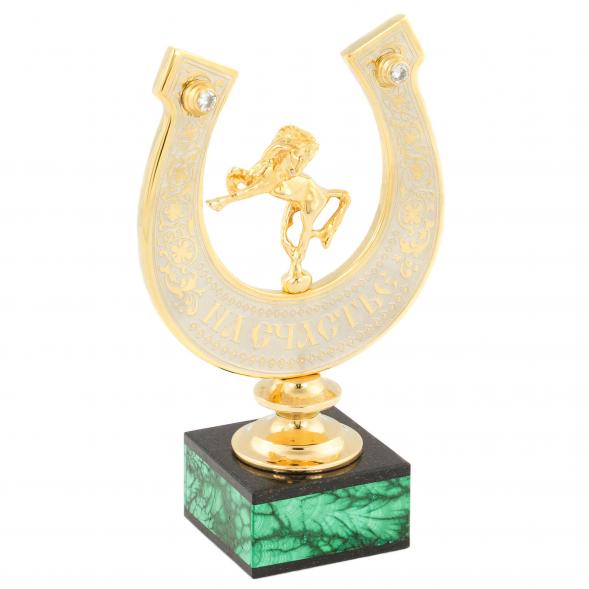 Подкова из малахита &amp;quot;На счастье&amp;quot; 120171