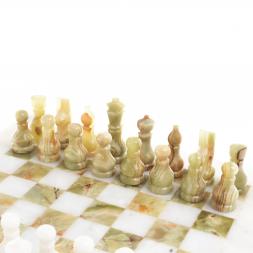 Шахматы &amp;quot;Битва&amp;quot; доска 25х25 см оникс мрамор