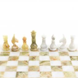 Шахматы &amp;quot;Битва&amp;quot; доска 25х25 см оникс мрамор