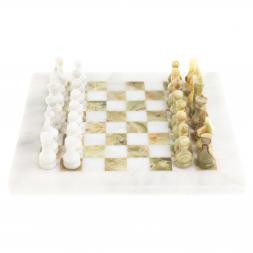 Шахматы &amp;quot;Битва&amp;quot; доска 25х25 см оникс мрамор