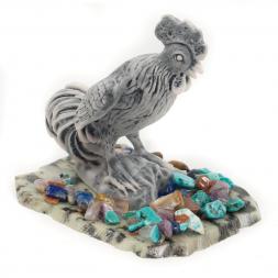 Сувенир &amp;quot;Петух&amp;quot; из мрамолита