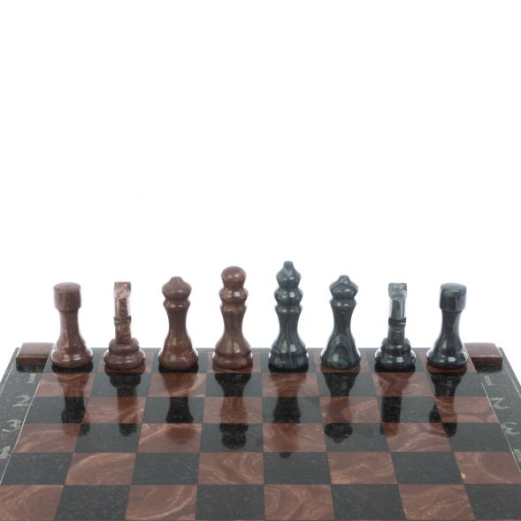 Шахматы с гравировкой &amp;quot;Турнирные&amp;quot; из лемезита 36х36 см 128974